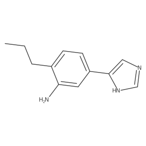 5-(1H-imidazol-4-yl)-2-propylaniline Structure