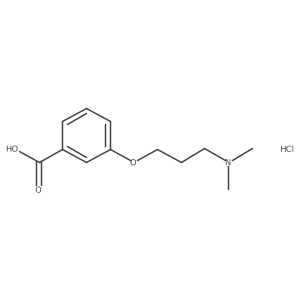 3-(3-(Dimethylamino)propoxy)benzoic acid hydrochloride Structure