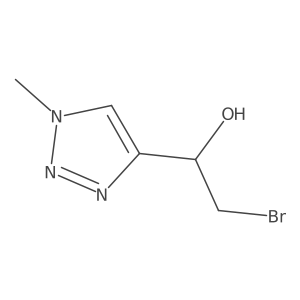2-bromo-1-(1-methyl-1H-1,2,3-triazol-4-yl)ethan-1-ol Structure
