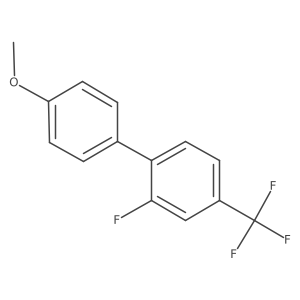 2-Fluoro-1-(4-methoxyphenyl)-4-(trifluoromethyl)benzene Structure
