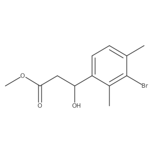 methyl (3R)-3-(3-bromo-2,4-dimethylphenyl)-3-hydroxypropanoate Structure
