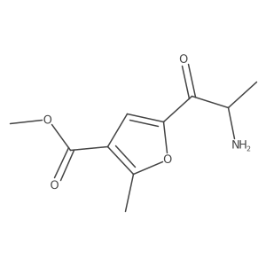 Methyl 5-(2-aminopropanoyl)-2-methylfuran-3-carboxylate Structure