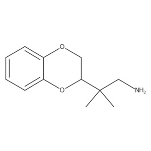 2-(2,3-Dihydro-1,4-benzodioxin-2-yl)-2-methylpropan-1-amine Structure