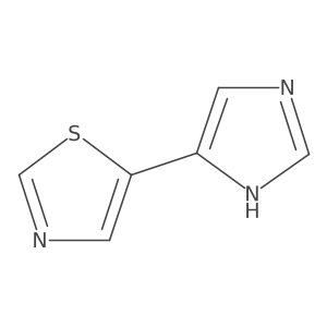 5-(1H-imidazol-4-yl)-1,3-thiazole Structure