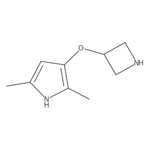 3-(azetidin-3-yloxy)-2,5-dimethyl-1H-pyrrole结构式