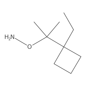 O-[2-(1-ethylcyclobutyl)propan-2-yl]hydroxylamine Structure