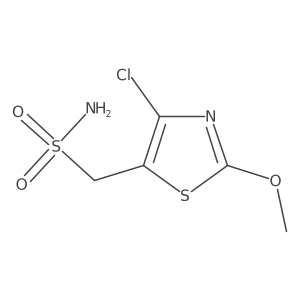 (4-Chloro-2-methoxy-1,3-thiazol-5-yl)methanesulfonamide结构式