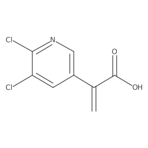 2-(5,6-Dichloropyridin-3-yl)prop-2-enoic acid结构式
