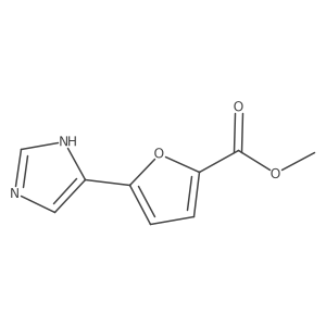 methyl 5-(1H-imidazol-4-yl)furan-2-carboxylate结构式