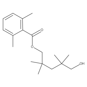 5-Hydroxy-2,2,4,4-tetramethylpentyl 2,6-dimethylbenzoate结构式