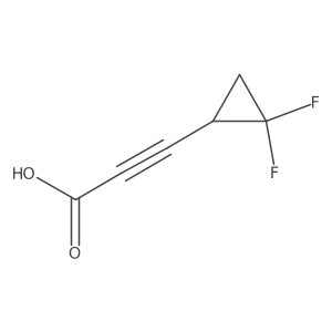 3-(2,2-Difluorocyclopropyl)propiolic acid结构式