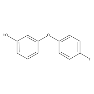 3-(4-Fluorophenoxy)phenol结构式