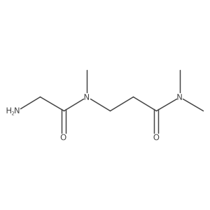 3-(2-amino-N-methylacetamido)-N,N-dimethylpropanamide Structure