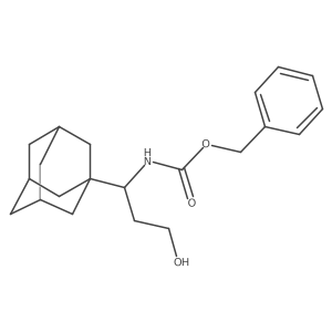 benzyl N-[1-(adamantan-1-yl)-3-hydroxypropyl]carbamate Structure