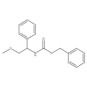 benzyl N-[2-(methylsulfanyl)-1-phenylethyl]carbamate Structure