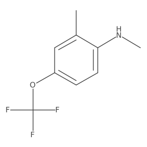 N,2-dimethyl-4-(trifluoromethoxy)aniline Structure