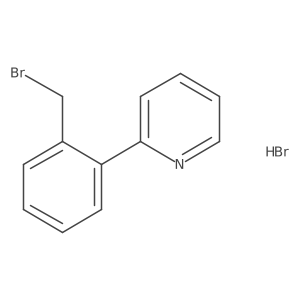 2-(2-(Bromomethyl)phenyl)pyridine hydrobromide结构式