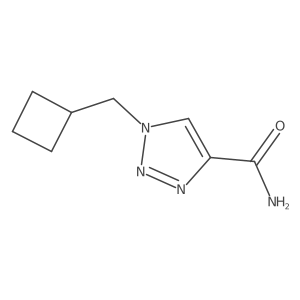 1-(cyclobutylmethyl)-1H-1,2,3-triazole-4-carboxamide Structure