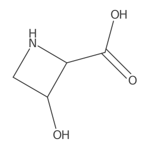 (2R,3R)-3-hydroxyazetidine-2-carboxylic acid Structure