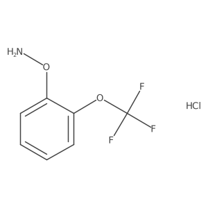 O-[2-(Trifluoromethoxy)phenyl]hydroxylamine Hydrochloride Structure