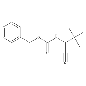 benzyl N-(1-cyano-2,2-dimethylpropyl)carbamate Structure