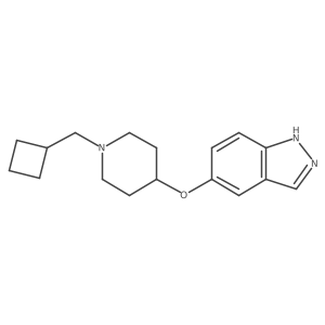 5-[[1-(cyclobutylmethyl)-4-piperidinyl]oxy]-1H-Indazole Structure