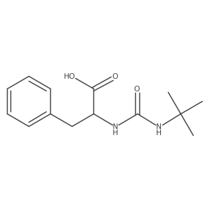 N-(tert-butylcarbamoyl)phenylalanine Structure