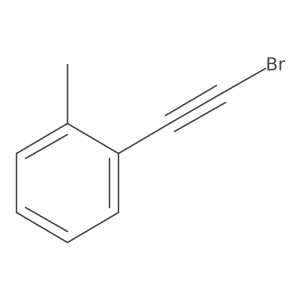 1-(Bromoethynyl)-2-methylbenzene结构式