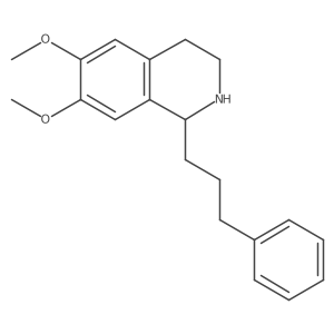 6,7-Dimethoxy-1-(3-phenyl-propyl)-1,2,3,4-tetrahydro-isoquinoline Structure