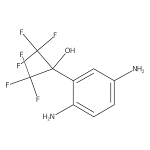 1-(2-Hydroxyhexafluoro-2-propyl)-2,5-phenylenediamine Structure