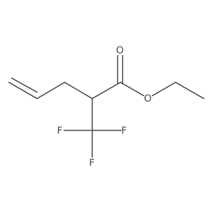 Ethyl 2-(trifluoromethyl)-4-pentenoate结构式