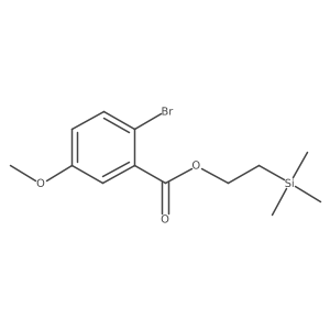 2-(Trimethylsilyl)ethyl 2-bromo-5-methoxybenzoate结构式