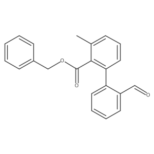 Benzyl 2'-formyl-3-methyl-[1,1'-biphenyl]-2-carboxylate结构式