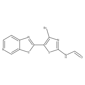 N-(4-bromo-5-(thiazolo[5,4-c]pyridin-2-yl)thiazol-2-yl)formamide Structure