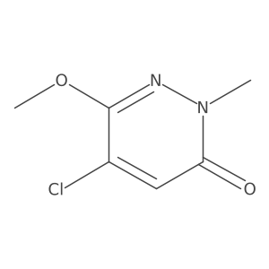 5-Chloro-6-methoxy-2-methylpyridazin-3-one Structure