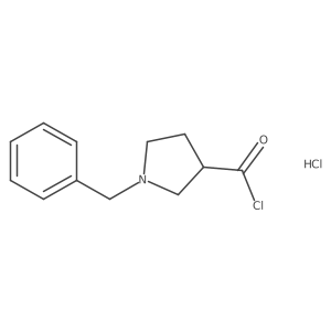 1-Benzylpyrrolidine-3-carbonyl chloride;hydrochloride Structure