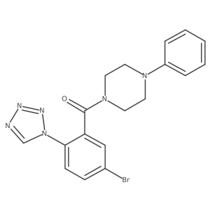 C18H17BrN6O Structure