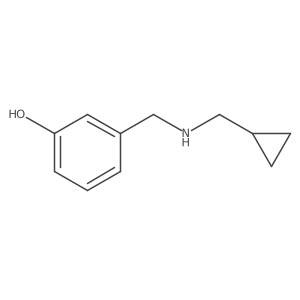 3-{[(Cyclopropylmethyl)amino]methyl}phenol Structure