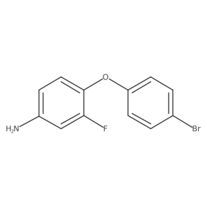4-(4-Bromophenoxy)-3-fluoroaniline Structure