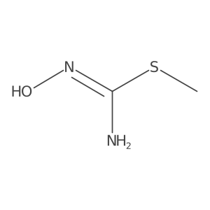 methyl N'-hydroxycarbamimidothioate Structure