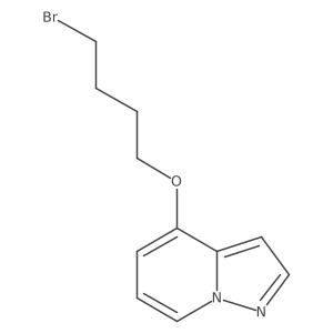 4-(4-Bromobutoxy)pyrazolo[1,5-a]pyridine Structure