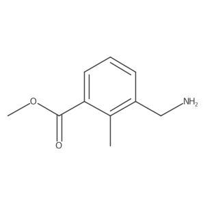 3-Aminomethyl-2-methyl-benzoic acid methyl ester结构式