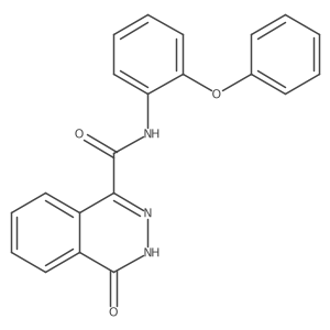 4-oxo-N-(2-phenoxyphenyl)-3,4-dihydrophthalazine-1-carboxamide Structure