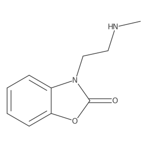 3-[2-(Methylamino)ethyl]-2,3-dihydro-1,3-benzoxazol-2-one Structure