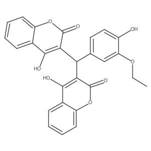 Dicoumarol derivative, 4结构式