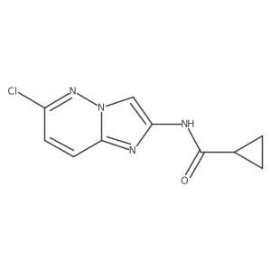 N-(6-chloroimidazo[1,2-b]pyridazin-2-yl)cyclopropanecarboxamide Structure