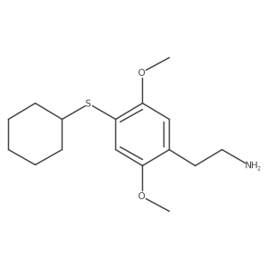 2,5-Dimethoxy-4-cyclohexylthiophenethylamine结构式