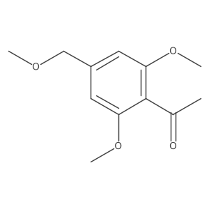 1-[2,6-Dimethoxy-4-(methoxymethyl)phenyl]ethanone Structure