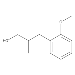 3-(2-Methoxy-phenyl)-2-methyl-propan-1-ol结构式