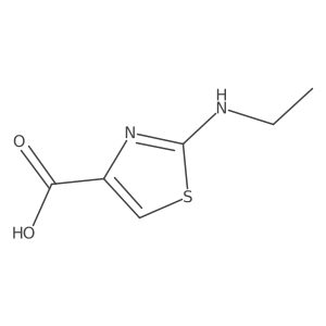 2-(Ethylamino)-1,3-thiazole-4-carboxylic acid Structure